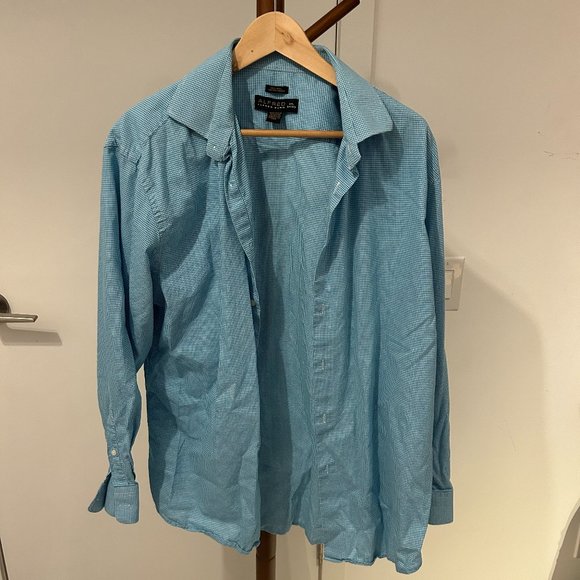 Alfred Sung Dress Shirt - Nailhead Aquamarine - Picture 1 of 3